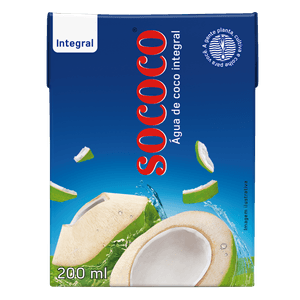 Água De Coco Integral Sococo Caixa 200Ml