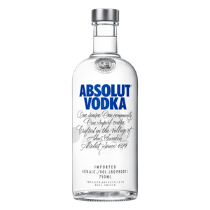 Vodka Destilada Absolut Garrafa 750Ml