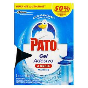 Detergente Sanitário Gel Adesivo Marine Pato 38G Cada 2 Unidades Grátis 50% De Desconto No Segundo Refil