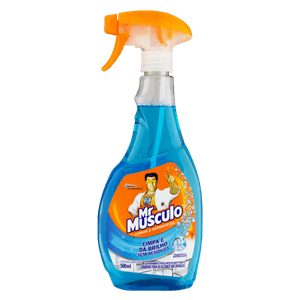 Limpa-Vidro Líquido Mr Músculo Frasco 500Ml Borrifador
