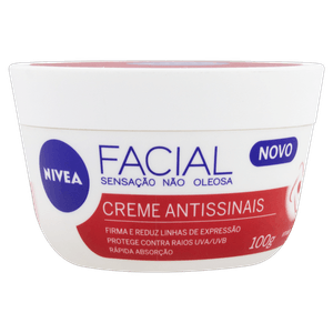 Creme Facial Antissinais Nivea Pote 100G