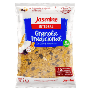 Granola Tradicional Jasmine Pacote 1Kg