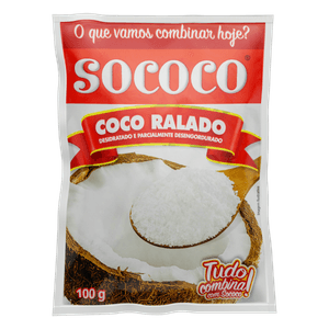 Coco Ralado Desidratado Sococo 100G
