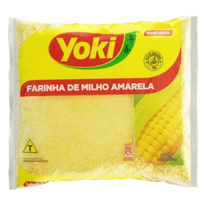 Farinha De Milho Amarela Yoki Pacote 500G