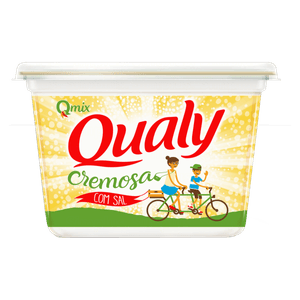 Margarina Cremosa Com Sal Qualy Qmix Pote 500G