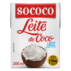 Leite De Coco Light Sococo Caixa 200Ml