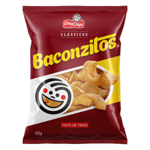 Salgadinho De Trigo Elma Chips Baconzitos Clássicos Pacote 103G