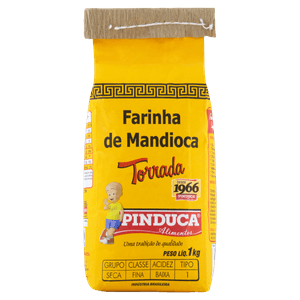 Farinha De Mandioca Torrada Pinduca Pacote 1Kg