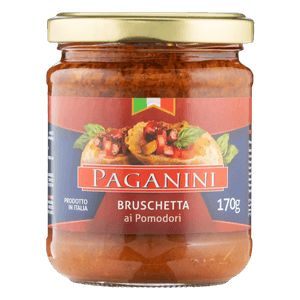 Antepasto Bruschetta Tomate Paganini Vidro 170G