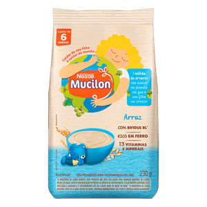 Cereal Infantil Arroz Mucilon Pacote 230G