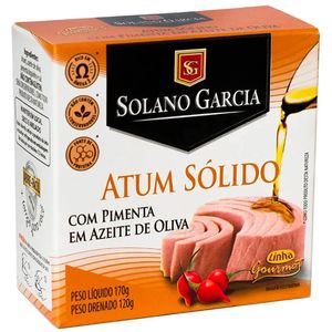 Atum Solano Garcia 170G Solido Pimenta Em Azeite