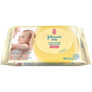 Toalha Umedecido Johnson Baby Proteção Da Pele Com 48 Unidades
