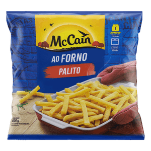 Batata Pré-Frita Palito Congelada Mccain Ao Forno Pacote 600G
