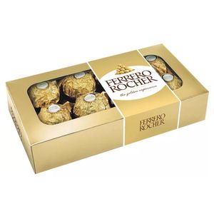 Bombom Ferrero Cartonado 100G 8unidades