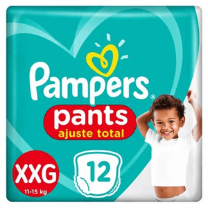 Fralda Pampers Com 12 XXG Pants Confort Sec