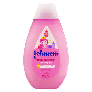 Shampoo Infantil Johnson's Gotas de Brilho Frasco 400ml