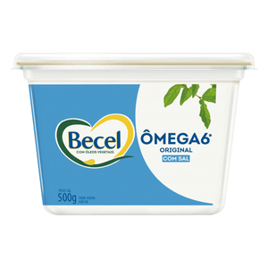 Creme Vegetal Original Com Sal Becel Pote 500G