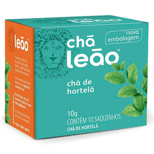 Chá leão Hortelã com 10 Unidades