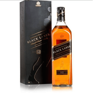 Whisky Escocês Blended Black Label Johnnie Walker John Walker & Sons Garrafa 750Ml