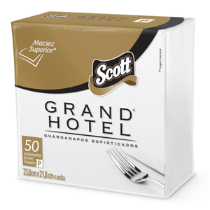 Guardanapo Papel Scott 22X24 Grand Hotel Com 50