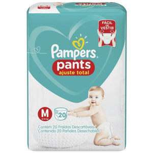 Fralda Pampers C/20 M Pants Confort Sec