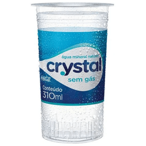 Água Mineral Crystal 310ml Sem Gás Copo