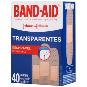 Curativo Band-Aid Com 40 Transparente