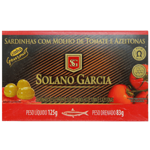 Sardinha Solano Garcia 125G Molho De Tomate Azeite