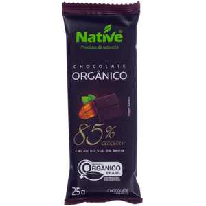 Chocolate Native Orgânico 25g 85% Cacau